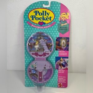 New Polly Pocket Ballerina Polly Compact Keepsake Collection 1993